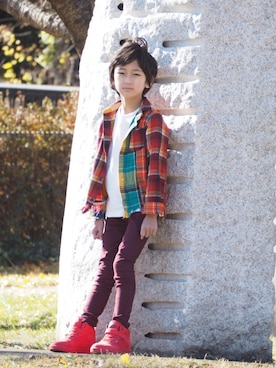kazukiさん（キッズ・130cm）の冬コーディネート