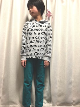 「RAD CUSTOM（ラッドカスタム）のアイテム」を使った、kazukiさん（キッズ・131cm）の冬コーディネート