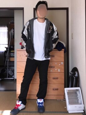 「８(eight)（エイト）のアイテム（その他アウター）」を使った、ぼくたくさん（メンズ・172cm）の冬コーディネート