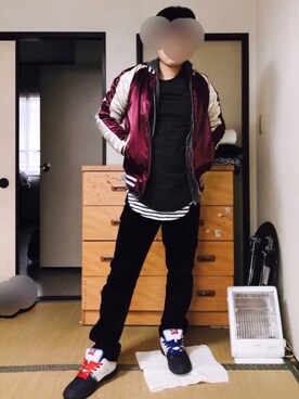 「８(eight)（エイト）のアイテム（その他アウター）」を使った、ぼくたくさん（メンズ・172cm）の冬コーディネート