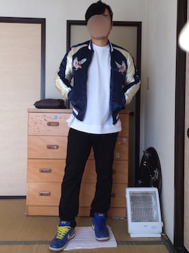 「８(eight)（エイト）のアイテム（その他アウター）」を使った、ぼくたくさん（メンズ・172cm）の冬コーディネート
