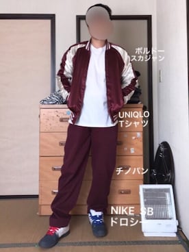 「８(eight)（エイト）のアイテム（その他アウター）」を使った、ぼくたくさん（メンズ・172cm）の春コーディネート