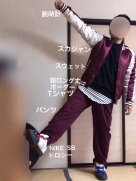 「８(eight)（エイト）のアイテム（その他アウター）」を使った、ぼくたくさん（メンズ・172cm）の春コーディネート