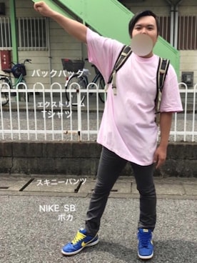 「アイテム（その他、ブラウン系）」を使った、ぼくたくさん（メンズ・172cm）の夏コーディネート