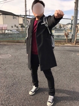 ぼくたくさん（メンズ・172cm）の冬コーディネート