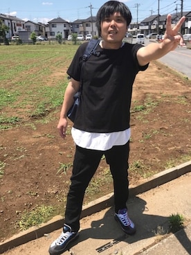 「THE NORTH FACE（ザノースフェイス）のザ・ノース・フェイス デイパック / BCフューズボックス（バックパック/リュック）」を使った、ぼくたくさん（メンズ・172cm）の夏コーディネート