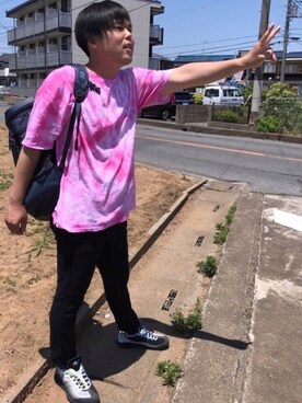 「THE NORTH FACE（ザノースフェイス）のザ・ノース・フェイス デイパック / BCフューズボックス（バックパック/リュック）」を使った、ぼくたくさん（メンズ・172cm）の夏コーディネート