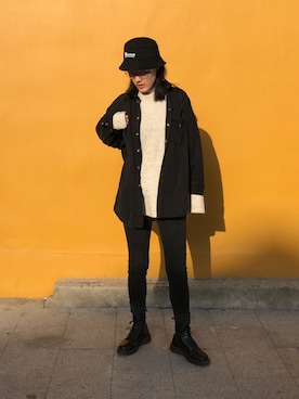 「FCUK（フレンチコネクション）のアイテム」を使った、Agnessさん（レディース・170cm）の春コーディネート