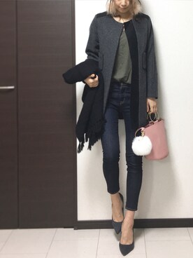 「Abel（アベル）のアイテム」を使った、Naoさん（レディース・168cm）の春コーディネート