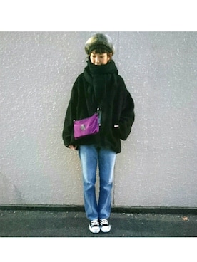 あしべさん（レディース・172cm）の冬コーディネート