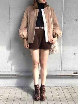 hinokuchi minaさん(レディース・166cm)の冬コーディネート