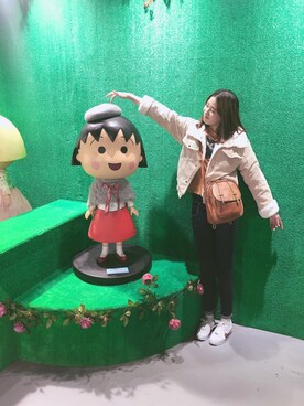 「五分埔のアイテム（デニムパンツ、ブルー系）」を使った、若羚さん（レディース・163cm）の夏コーディネート