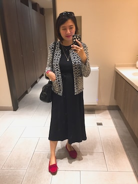 「MEIER.Q（マイヤーキュー）のアイテム（シャツワンピース）」を使った、Katrinaさん（レディース・164cm）の秋コーディネート