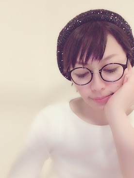 「Aco Design（アコデザイン）のアイテム（帽子）」を使った、Chiharu さん（レディース・159cm）の夏コーディネート