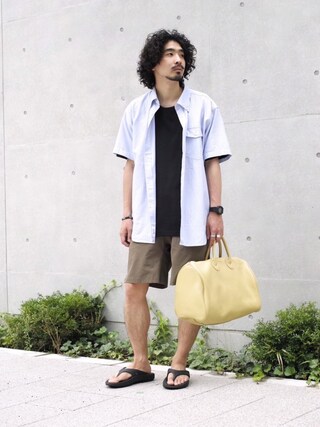 メンズ　ハーフパンツ　エンジニアードガーメンツ　ブラック系　折り柄　３２　米国製 ENGINEERED GARMENTS.22SS Over Pant. | andPheb Staff Blog