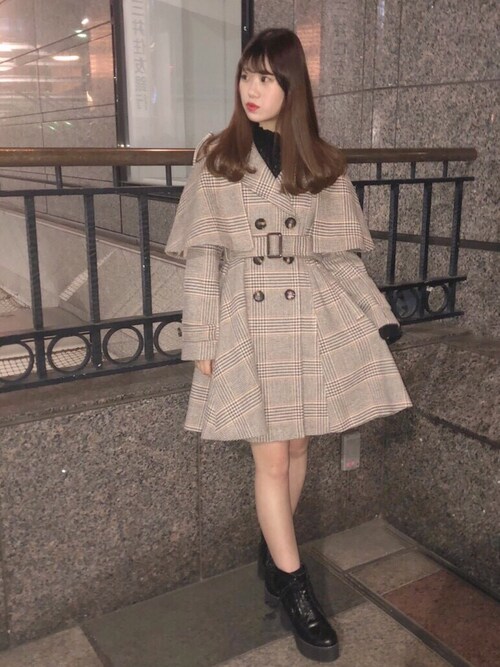 Titty Co Makoさんのトレンチコートを使ったコーディネート Zozotown