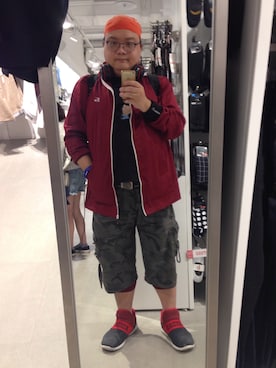 「Reebok（リーボック）のアイテム（その他）」を使った、朱太郎さん（メンズ・168cm）の春コーディネート