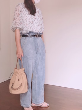 「tiptop（ティップトップ）のアイテム（シューズ）」を使った、kanakook0709さん（レディース・154cm）の夏コーディネート