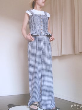 「BTS」｜「アイテム（帽子）」を使った、kanakook0709さん（レディース・154cm）の夏コーディネート