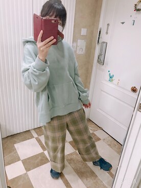 「ゆったりシルエット」｜「アイテム（その他）」を使った、kanakook0709さん（レディース・154cm）の秋コーディネート