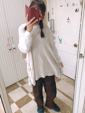 「oversize」｜「アイテム（その他）」を使った、kanakook0709さん（レディース・154cm）の秋コーディネート