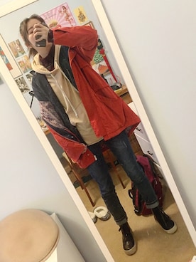 「cache cache（カシュ カシュ）のアイテム（ジャケット/アウター）」を使った、Rubyさん（レディース・153cm）の春コーディネート