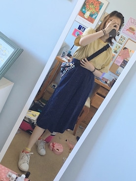 「George.（ジョージ）のアイテム（トップス）」を使った、Rubyさん（レディース・153cm）の夏コーディネート