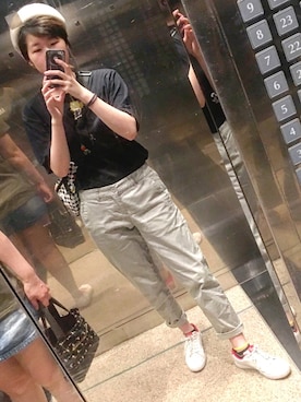 「日常」｜「アイテム（ハンチング/ベレー帽）」を使った、Rubyさん（レディース・153cm）の秋コーディネート