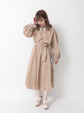 Bepuchan 🦢さん（レディース・156cm）の春コーディネート