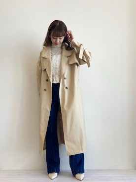 「Honey Salon（ハニーサロン）のアイテム（パンツ）」を使った、Bepuchan 🦢さん（レディース・156cm）の冬コーディネート