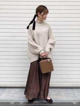 「earthWEB限定」｜Bepuchan 🦢さん（レディース・156cm）の秋コーディネート