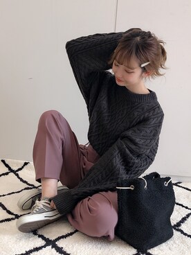 「earthWEB限定」｜Bepuchan 🦢さん（レディース・156cm）の秋コーディネート