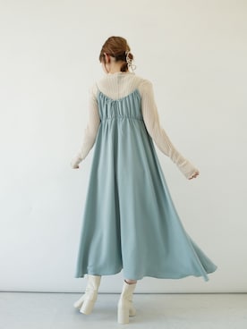 「SLURR（スラ―）のアイテム（ワンピース/ドレス）」を使った、Bepuchan 🦢さん（レディース・156cm）の冬コーディネート