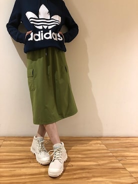 「パラディウム」｜S-Rushさん（レディース・153cm）の秋コーディネート