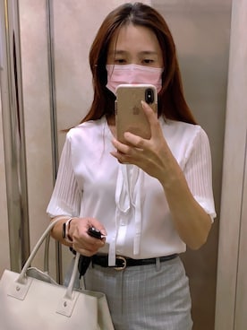 「muure（ミュール）のアイテム」を使った、hanna200332さん（レディース・153cm）の夏コーディネート