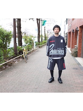 「靴下」｜UCHIDAさん（メンズ・175cm）の春コーディネート