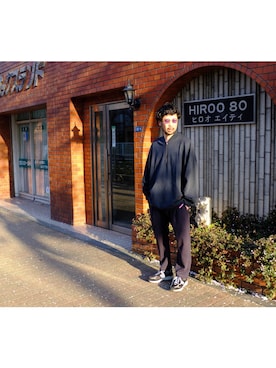 「WILLY CHAVARRIA（ウィリーチャバリア）のアイテム」を使った、UCHIDAさん（メンズ・175cm）の春コーディネート