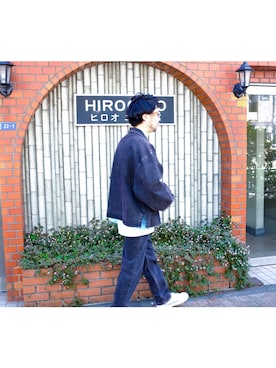 「WILLY CHAVARRIA（ウィリーチャバリア）のアイテム」を使った、UCHIDAさん（メンズ・175cm）の春コーディネート