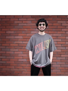 「WILLY CHAVARRIA（ウィリーチャバリア）のアイテム」を使った、UCHIDAさん（メンズ・175cm）の春コーディネート