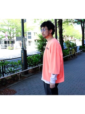 「WILLY CHAVARRIA（ウィリーチャバリア）のアイテム」を使った、UCHIDAさん（メンズ・175cm）の春コーディネート