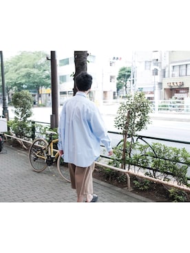 「WILLY CHAVARRIA（ウィリーチャバリア）のアイテム」を使った、UCHIDAさん（メンズ・175cm）の夏コーディネート