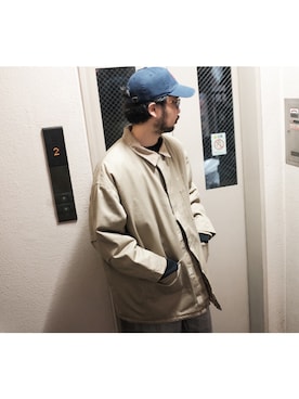 「WILLY CHAVARRIA（ウィリーチャバリア）のアイテム」を使った、UCHIDAさん（メンズ・175cm）の秋コーディネート