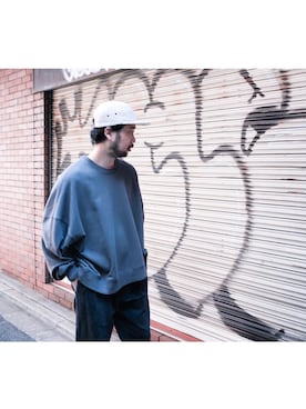 「WILLY CHAVARRIA（ウィリーチャバリア）のアイテム」を使った、UCHIDAさん（メンズ・175cm）の秋コーディネート