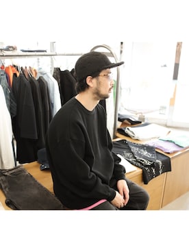 「WILLY CHAVARRIA（ウィリーチャバリア）のアイテム」を使った、UCHIDAさん（メンズ・175cm）の秋コーディネート