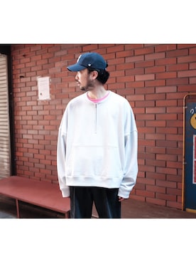 「WILLY CHAVARRIA（ウィリーチャバリア）のアイテム」を使った、UCHIDAさん（メンズ・175cm）の秋コーディネート