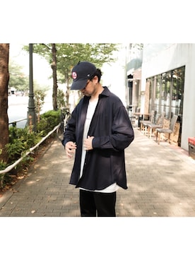 「WILLY CHAVARRIA（ウィリーチャバリア）のアイテム」を使った、UCHIDAさん（メンズ・175cm）の秋コーディネート