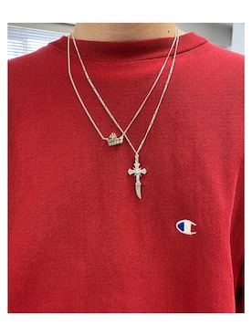 「Champion」｜UCHIDAさん（メンズ・175cm）の冬コーディネート