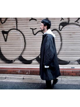 「WILLY CHAVARRIA（ウィリーチャバリア）のアイテム」を使った、UCHIDAさん（メンズ・175cm）の冬コーディネート