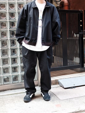 「WILLY CHAVARRIA（ウィリーチャバリア）のアイテム」を使った、UCHIDAさん（メンズ・175cm）の春コーディネート