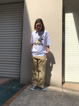 窪田 佐和さん（レディース・171cm）の春コーディネート